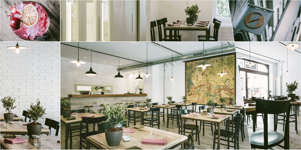 Travaux de transformation et de rénovation d’un restaurant à Genève, réalisés par l'atelier d'architecture MHArchitectes. ©MarielaHernandezArchitectes